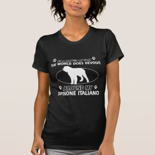 Camiseta Diseños divertidos del italiano del spinone