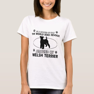 Camiseta Diseños divertidos del terrier galés