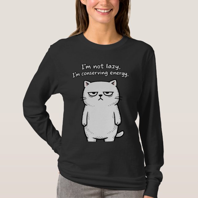 Camiseta Diseños divertidos para chicas con humor sarcástic (Anverso)