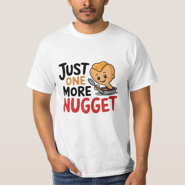 Camiseta Diseños divertidos y bonitos de nugget de pollo (Anverso)