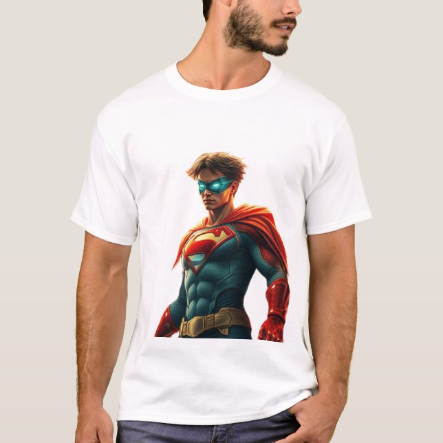 Camiseta Diseños épicos de superhéroes - ¡Disponible en cam (Anverso)