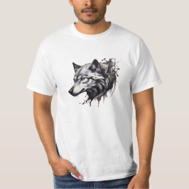 Camiseta Diseños estilo tatuaje de la colección Wolf T-Shir