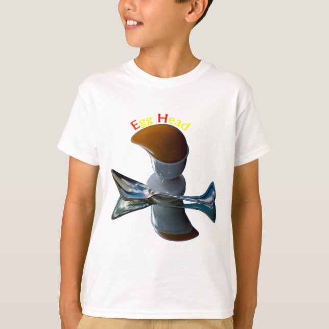 Camiseta Diseños extravagantes para cabezas de huevo (Anverso)