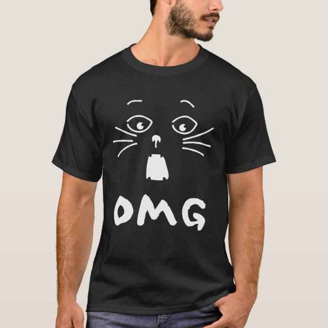 Camiseta Diseños felinos divertidos para gráficos de gatos  (Anverso)
