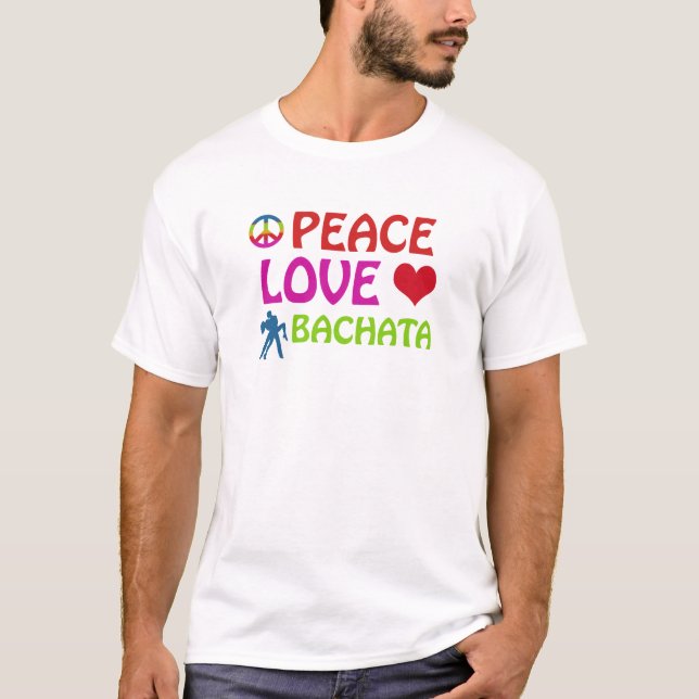 Camiseta diseños frescos de Bachata (Anverso)