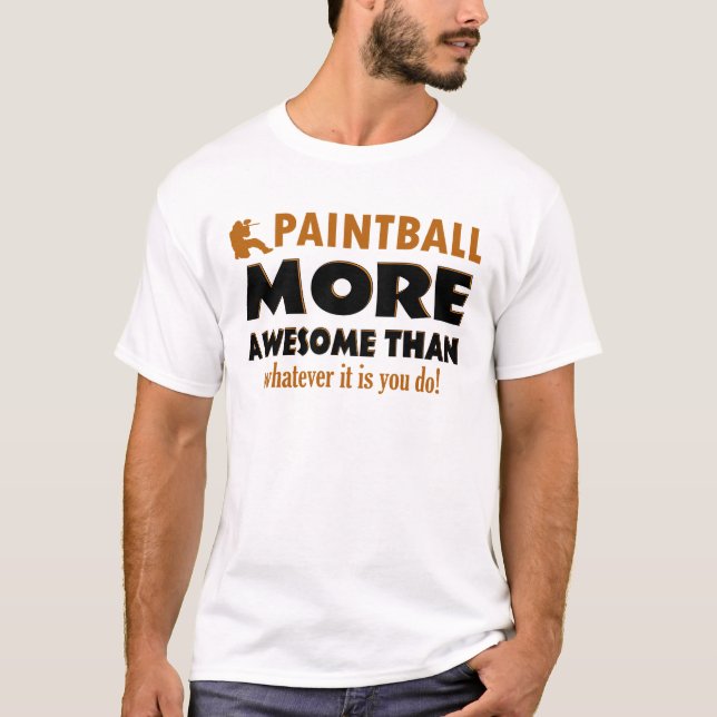 Camiseta Diseños frescos de Paintball (Anverso)
