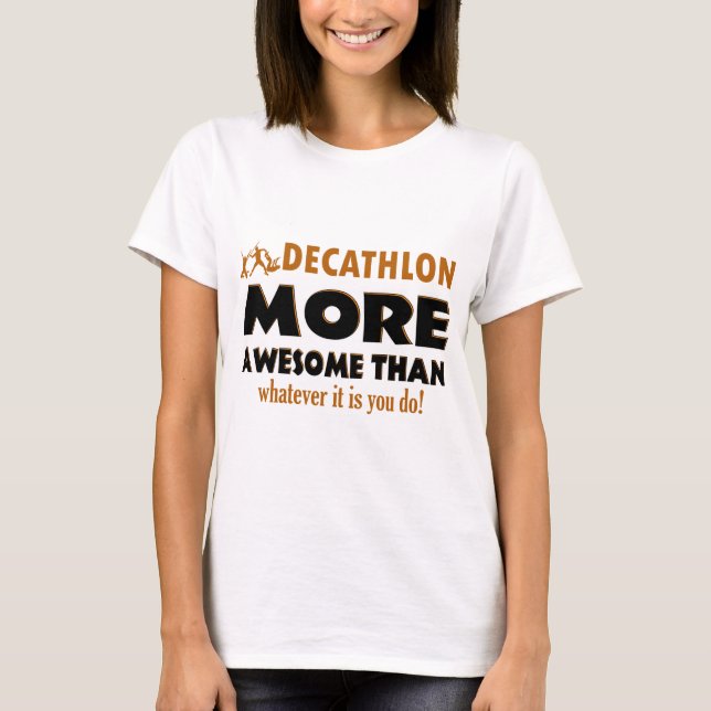 Camiseta Diseños frescos del Decathlon (Anverso)