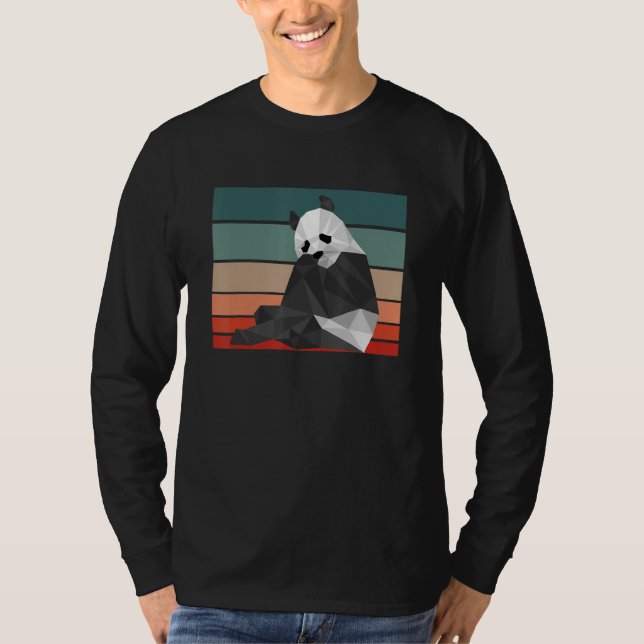Camiseta Diseños Geométricos Panda Geométrica Panda (Anverso)