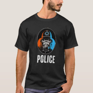 Camiseta Diseños gráficos de Ilustracion de la policía de g