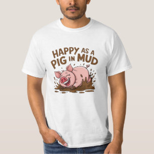 Camiseta Diseños inspirados en el Cerdo divertidos