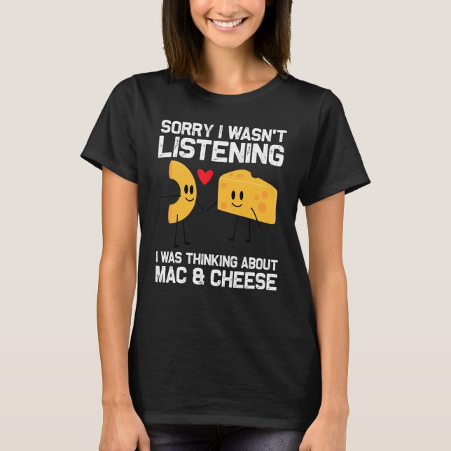 Camiseta Diseños Mac Y Queso Para Hombres Mujeres Pasta Ali (Anverso)