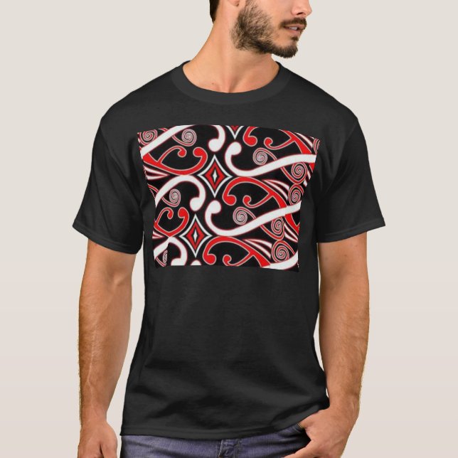 Camiseta diseños maoríes (Anverso)