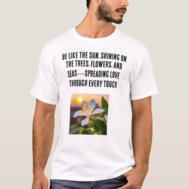 Camiseta Diseños naturales de Suparb Sun (Anverso)