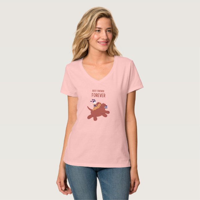 Camiseta Diseños perfectos para amantes de perros y regalos (Anverso completo)