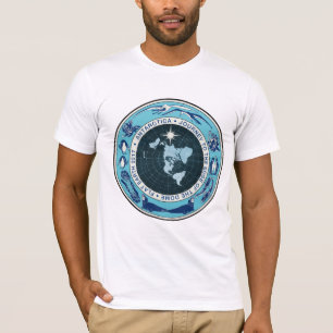 Camiseta Diseños planos de la tierra - viaje de la bóveda