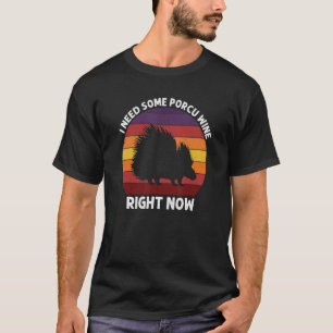 Camiseta Diseños Porcupine Hugger Para Hedgehog Porcupine F