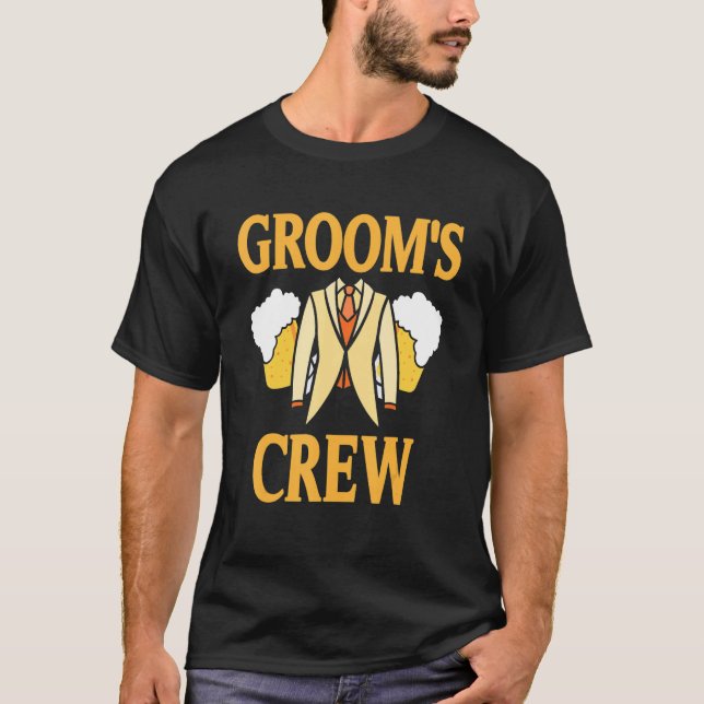 Camiseta Diseños Retro Cool de la fiesta de soltero de la t (Anverso)