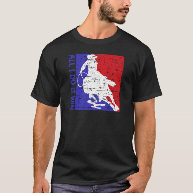 Camiseta Diseños roping del equipo fresco (Anverso)
