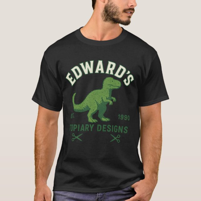 Camiseta Diseños topiarios de Edward (Anverso)