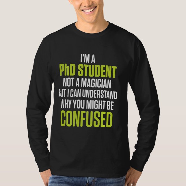 Camiseta Disertación de estudiantes de doctorado entiende d (Anverso)