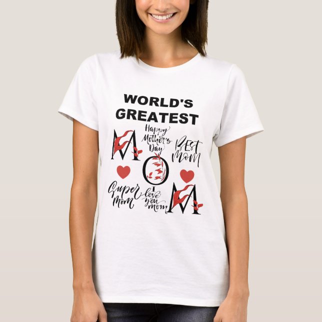 Camiseta Disertaciones variadas del Día de la Madre (Anverso)
