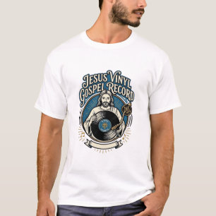 Camiseta Disfonograma de vinilo de Jesús Disco de vinilo de