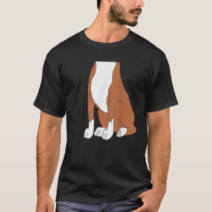 Camiseta Disfraces de cuerpo de raza de perro boxer para Ha
