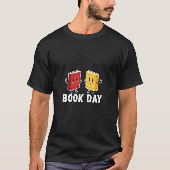 Camiseta disfraces de día de libro para niños School Librar (Anverso)