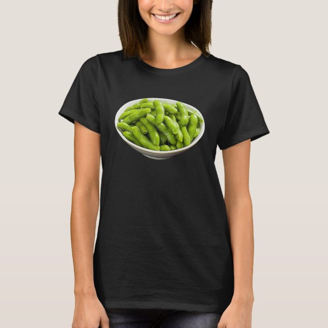 Camiseta Disfraces de Edamame en el último minuto Japón de  (Anverso)