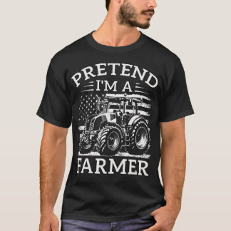 Camiseta Disfraces De Granja De Halloween Falso SOY UN GRAN