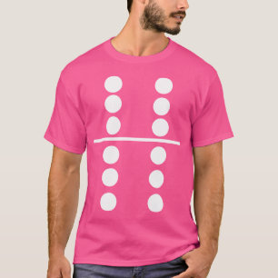 Camiseta Disfraces de grupo de Halloween de dominó 6 y 6 a