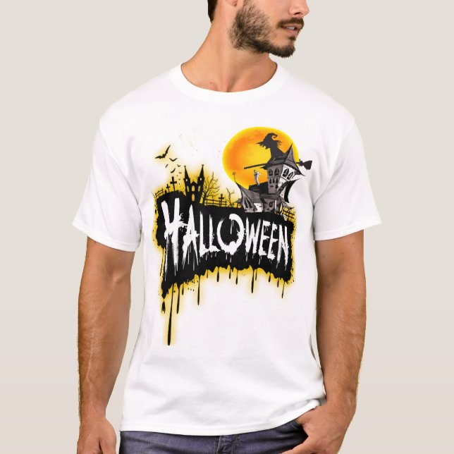 Camiseta disfraces de Halloween (Anverso)