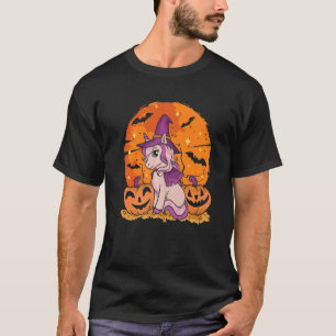 Camiseta Disfraces de Halloween Brujería mágica linda bruja