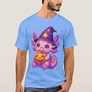 Camiseta Disfraces de Halloween de calabaza bruja Aolotl li