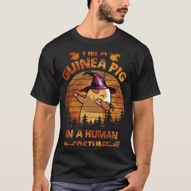 Camiseta Disfraces De Halloween De Cerdo De Guinea 140 Para (Anverso)