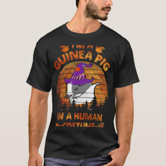 Camiseta Disfraces De Halloween De Cerdo De Guinea Para Hum