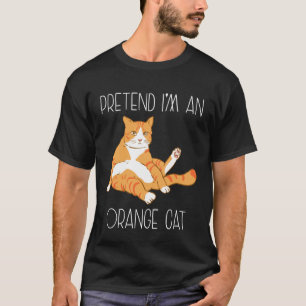 Camiseta Disfraces de Halloween de Familia de Gato Naranja