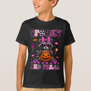 Camiseta Disfraces De Halloween De Raccona Cuta Fantástica