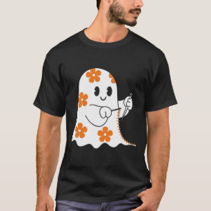 Camiseta Disfraces de Halloween masticando ghost boo curios