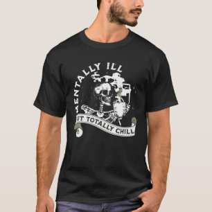 Camiseta Disfraces De Halloween Mentalmente Enfermos Pero T