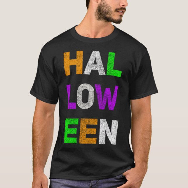 Camiseta Disfraces de Halloween para Adultos Niños Guay H (Anverso)