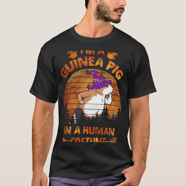 Camiseta Disfraces de Halloween para Cerdos de Guinea 147 (Anverso)