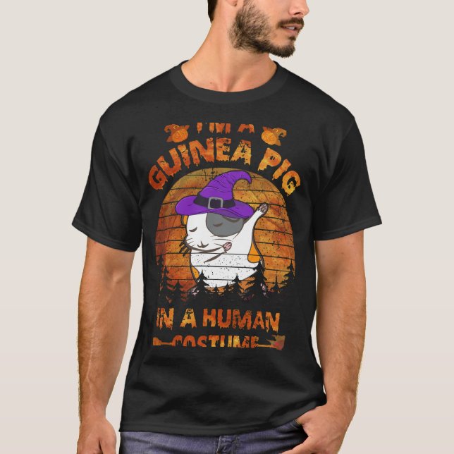 Camiseta Disfraces de Halloween para Cerdos de Guinea 148 (Anverso)
