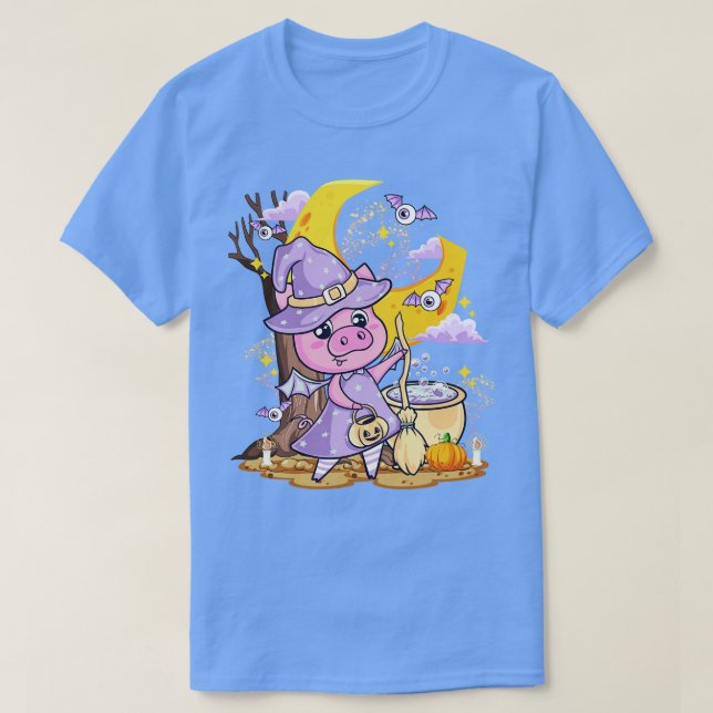 Camiseta Disfraces de halloween para niños de cerdos pequeñ (Diseño del anverso)