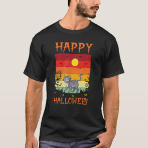 Camiseta Disfraces de Halloween retro que coinciden con Bob