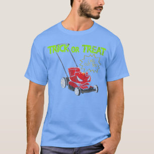 Camiseta Disfraces de Halloween Scary Lawnmower Emoticon Tr