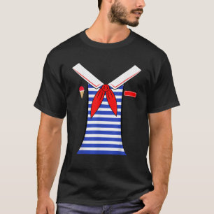 Camiseta Disfraces de Heladería Divertida Scoops Ahoy Hombr