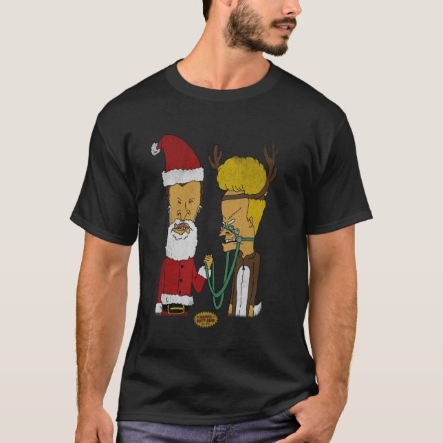 Camiseta Disfraces de Navidades Beavis y Butt Head (Anverso)