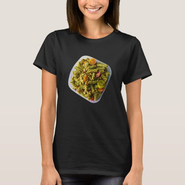Camiseta Disfraces de pasta de pesto fácil de última hora S (Anverso)