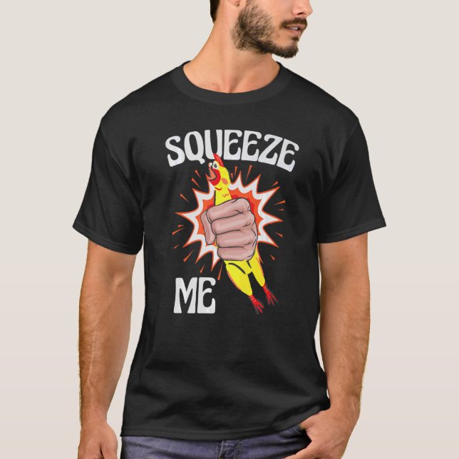 Camiseta Disfraces de pollo de caucho (Anverso)